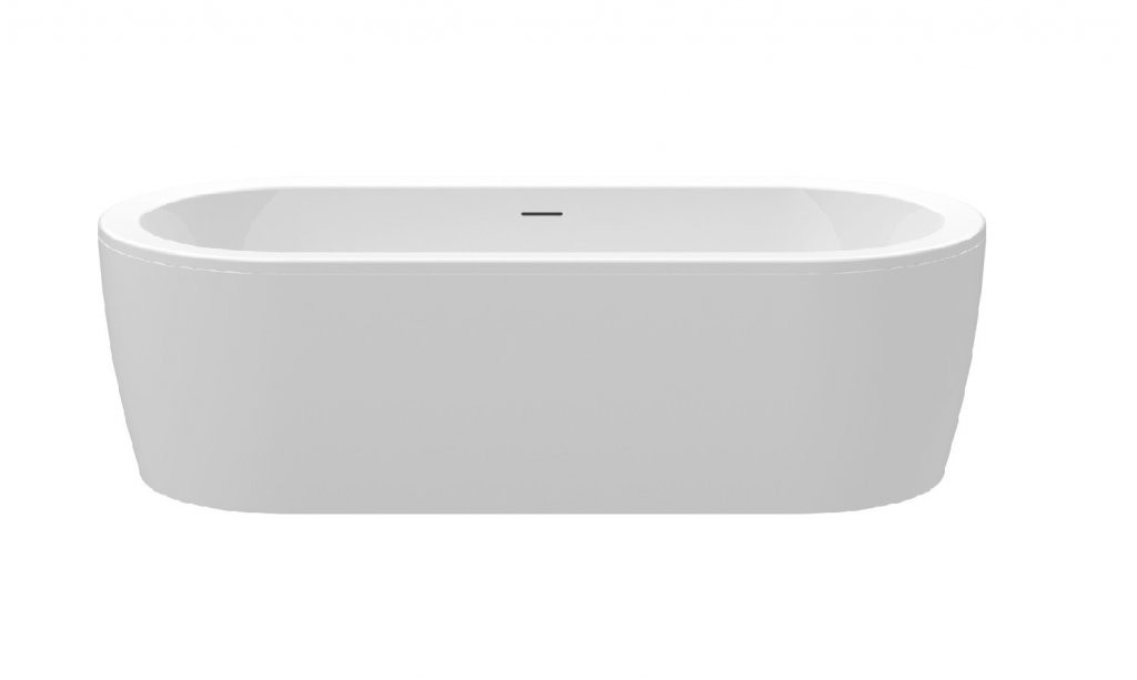 Акриловая ванна белая 180x80см Cezares SLIM CENTRAL-180-80-60-W37-SET