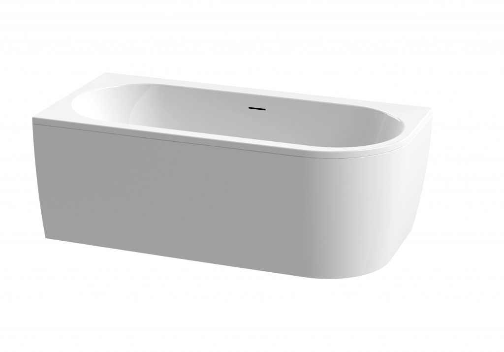 Акриловая ванна белая 180x80см левая Cezares SLIM CORNER-180-80-60-L-W37-SET