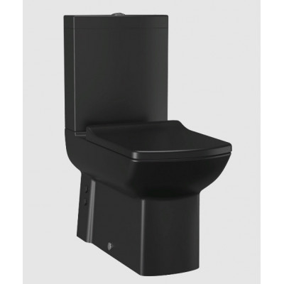 Бачок для унитаза черный Creavit Lara LR410-00SM00E-0000