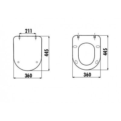 Сиденье для унитаза Creavit Duck KC0903.01.0100E