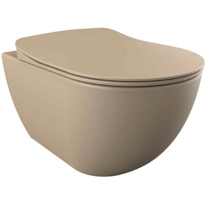 Подвесной унитаз капучино Creavit Free FE320-11CM00E-0000