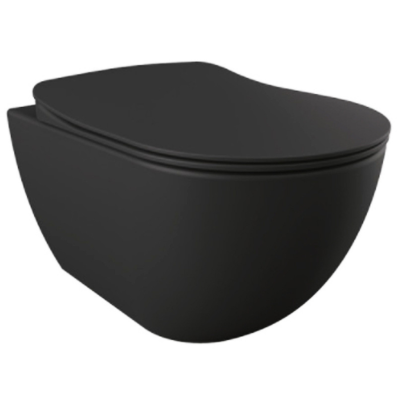 Подвесной унитаз черный Creavit Free FE322-11SM00E-0000