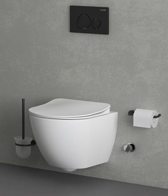 Подвесной унитаз с биде и краном Creavit Free FE320-34CB00E-00012