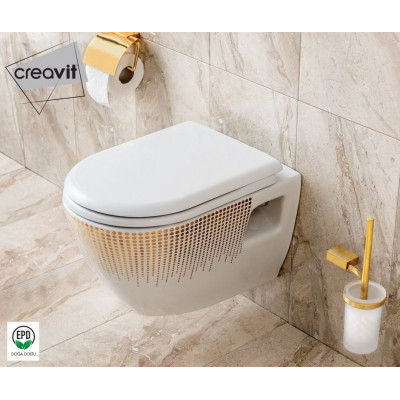 Подвесной унитаз с декором Creavit Terra TP325-11CB00E-NA00