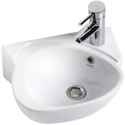 Раковина детская подвесная белая Creavit Cocuk CK035-00CB00E-0000