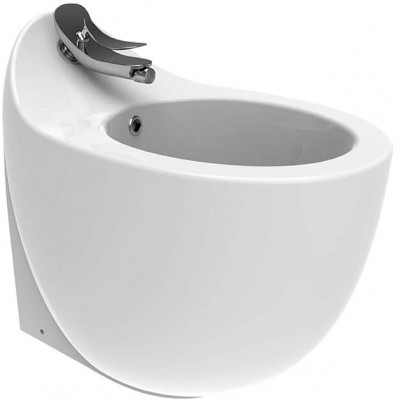 Биде напольное белое Creavit Foglia FG500-00CB00E-0000