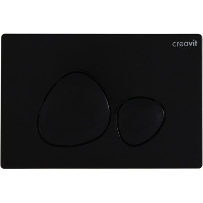 Клавиша смыва черная Creavit Spa GP7002.02