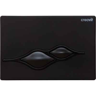 Клавиша смыва черная глянец Creavit Ufo GP1002.02