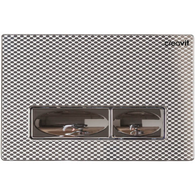 Клавиша смыва хром/белая Creavit Design Ozel GP4009.35