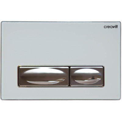 Клавиша смыва стекло хром Creavit GP4001.00