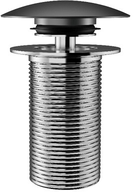 Донный клапан без перелива антрацит Creavit SF030.ANM