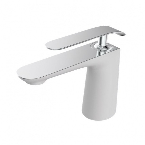 Смеситель для раковины белый/хром Creavit Bloom BL1511-B
