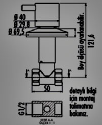 Запорный вентиль хром Creavit AC90L
