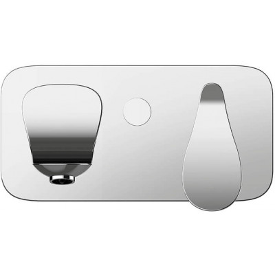 Смеситель для раковины встраиваемый хром Creavit Foglia FG2501