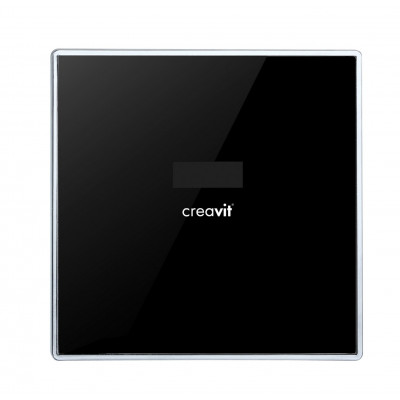 Клавиша смыва для писсуара сенсорная черная Creavit ES4810