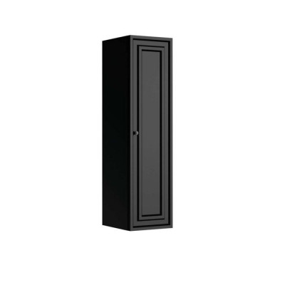 Шкаф пенал подвесной черный 35см Creavit Kayra KY2130.01.MAN