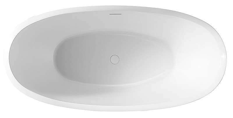 Акриловая ванна белая 170x80см Abber AB9285