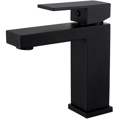 Смеситель для раковины черный Abber Daheim AF8210B