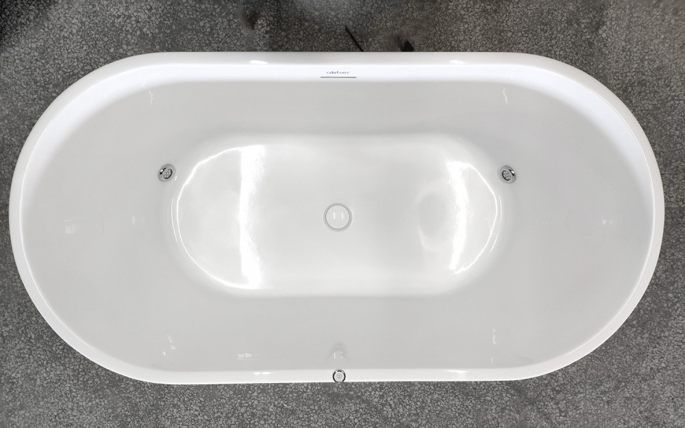 Акриловая ванна с подсветкой белая 140x70см Abber AB9203-1.4 LED
