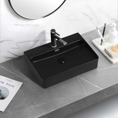 Раковина-чаша черная Abber AC2201MB