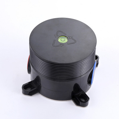 Смеситель для ванны напольный черный Abber Wasserfall AF8615B