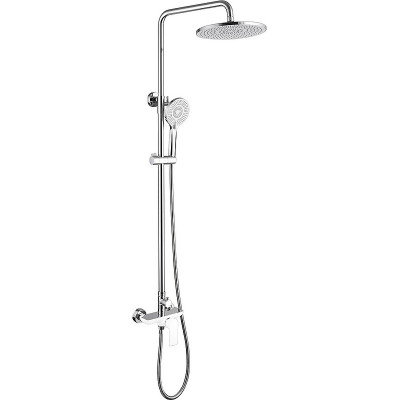 Душевая система белая/хром Abber Weiss Insel AF8020W