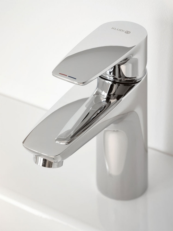 Смеситель для раковины хром Kludi Pure Solid 342920575