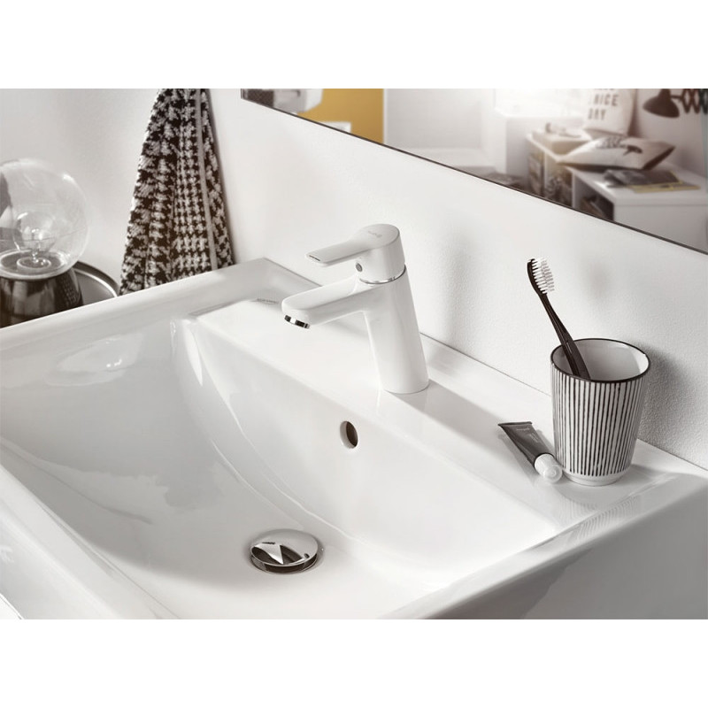 Смеситель для раковины белый Kludi Pure Easy 372929165