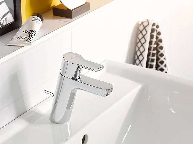 Смеситель для раковины хром Kludi Pure Easy 373820565
