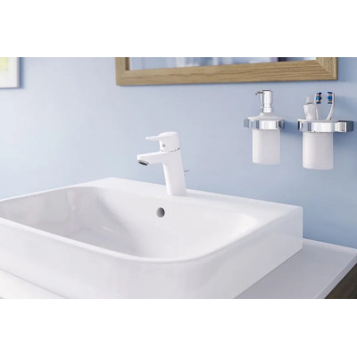 Смеситель для раковины белый Kludi Pure Easy 373829165