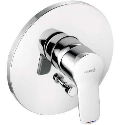 Смеситель для душа встраиваемый хром Kludi Pure Easy 374190565