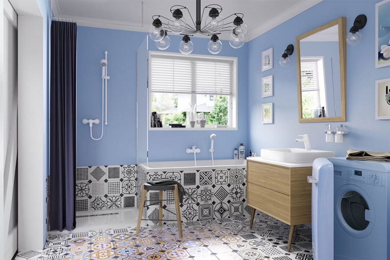 Смеситель для ванны белый Kludi Pure Easy 376819165
