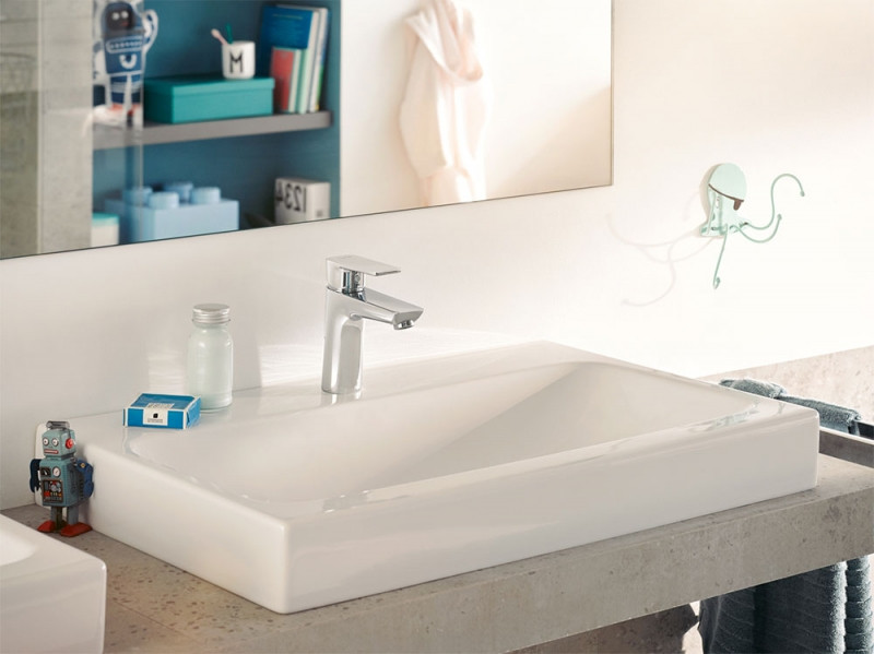 Смеситель для раковины хром Kludi Pure Style 402920575