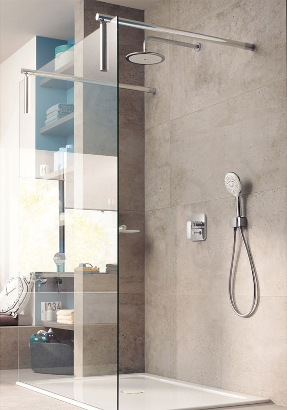 Смеситель для душа встраиваемый хром Kludi Pure Style 406500575