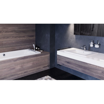 Смеситель на борт ванны хром Kludi Ameo 414480575