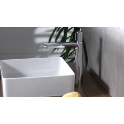Смеситель для раковины Hansgrohe Talis Select E 240 со сливным гарнитуром хром 71752000