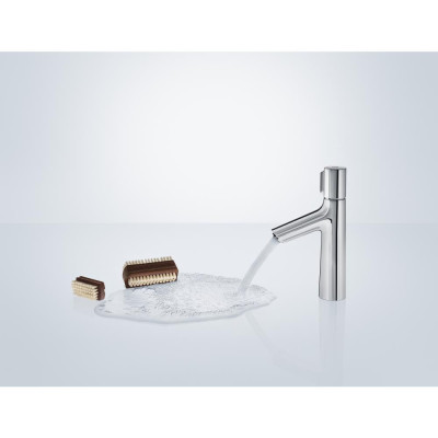 Смеситель для раковины Hansgrohe Talis Select S 100 со сливным гарнитуром хром 72042000