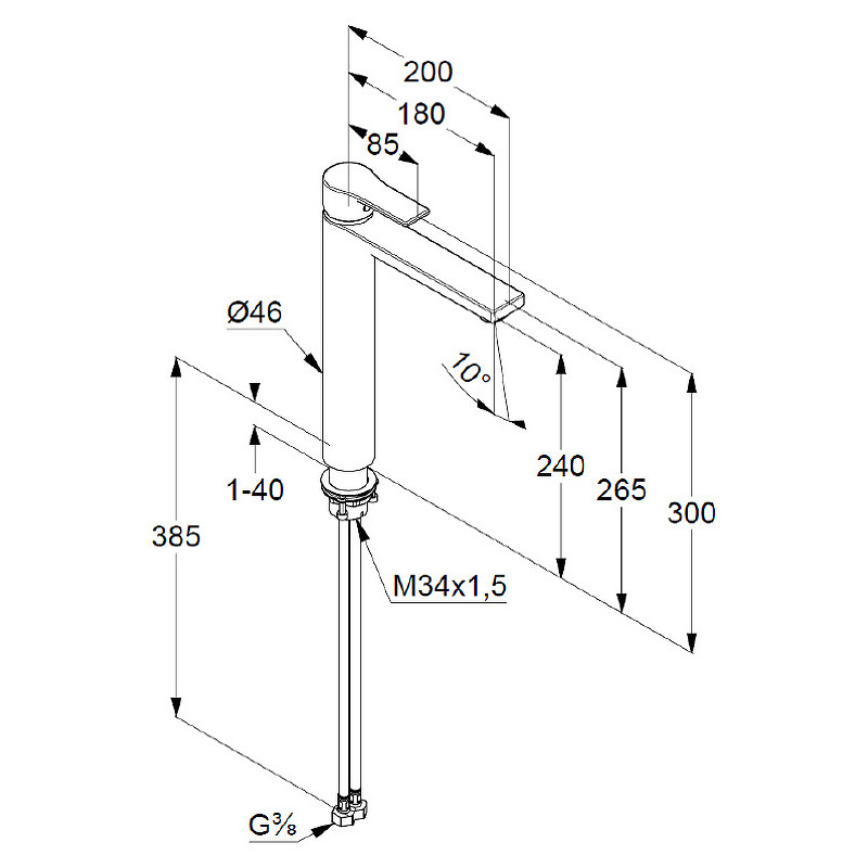 Смеситель для раковины хром Kludi Zenta 482560565