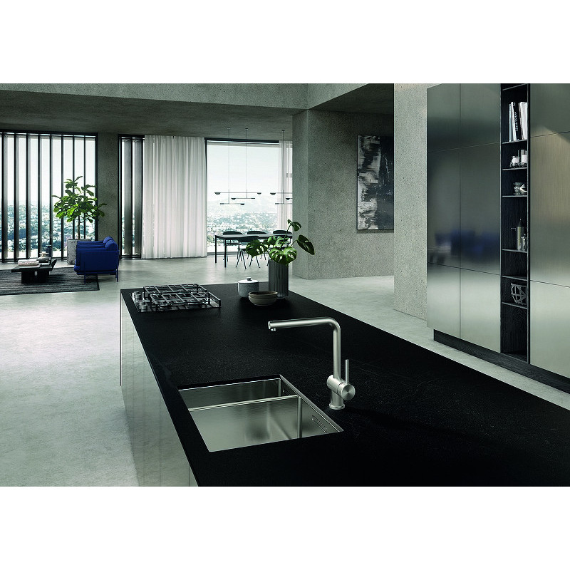 Смеситель для кухни сталь Kludi Steel 45803F877