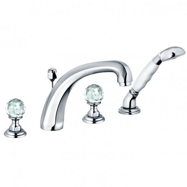 Смеситель на борт ванны хром Kludi Adlon 5152405G5