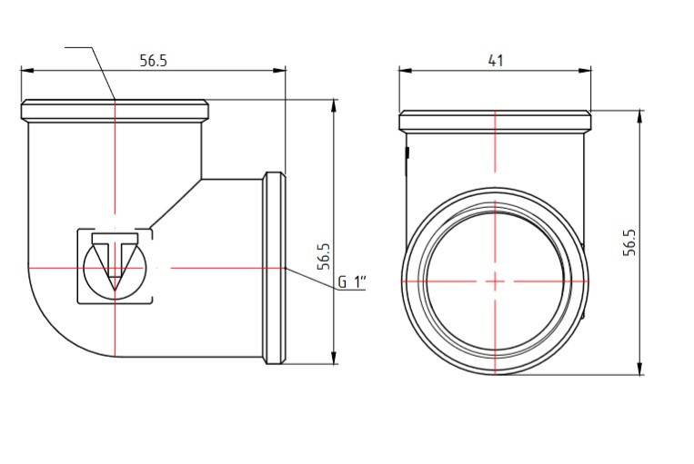 Угольник никель Ду 25 ВР/ВР Valtec VTr.090.N.0006