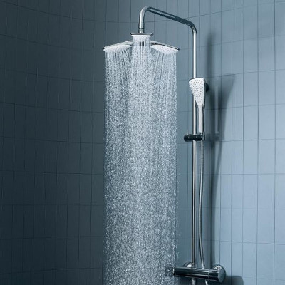 Душевая система с термостатом хром Kludi Fizz 6709605-00