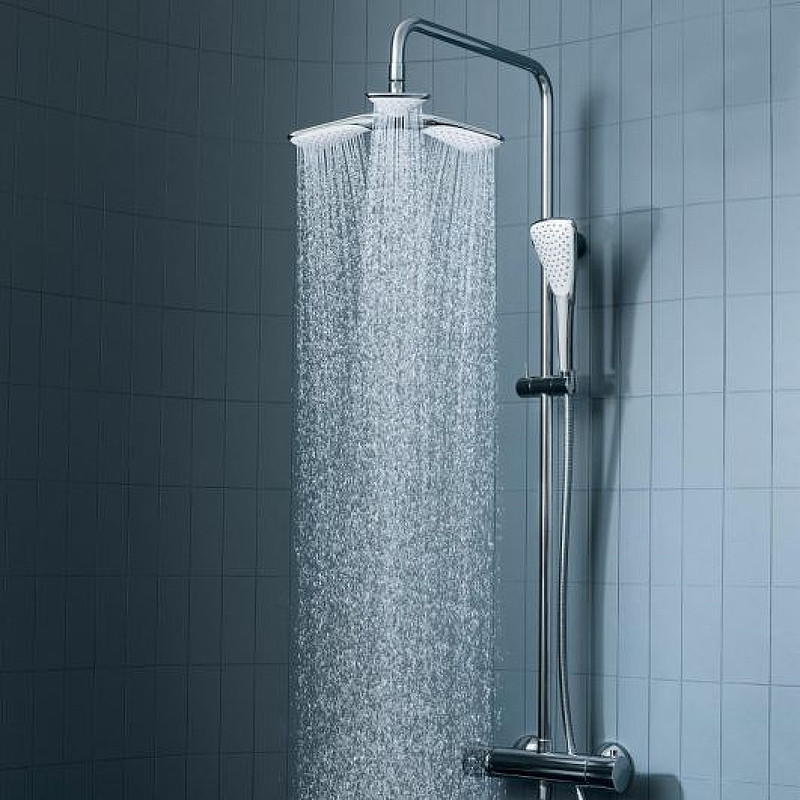 Душевая система с термостатом хром Kludi Fizz 6709605-00