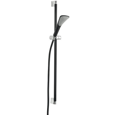 Душевой гарнитур черный/хром Kludi Fizz 6764087-00