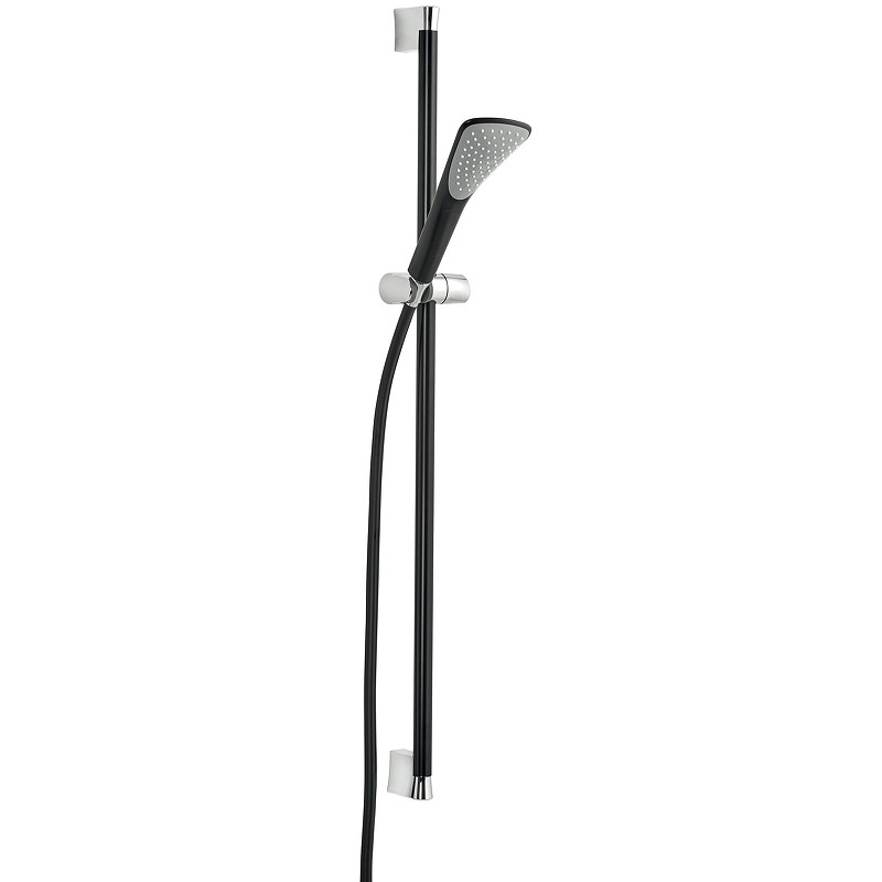 Душевой гарнитур черный/хром Kludi Fizz 6764087-00