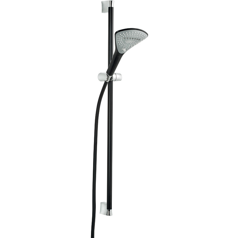 Душевой гарнитур черный/хром Kludi Fizz 6774087-00