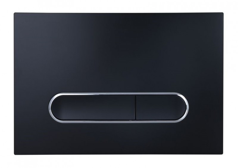 Клавиша смыва черная Esbano OVL-17MB