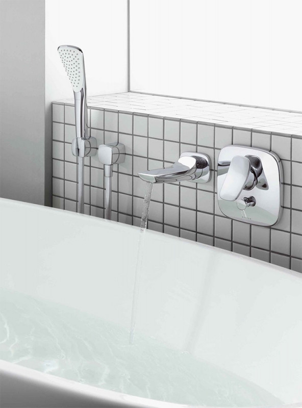 Смеситель для душа встраиваемый хром Kludi Ambienta 536500575