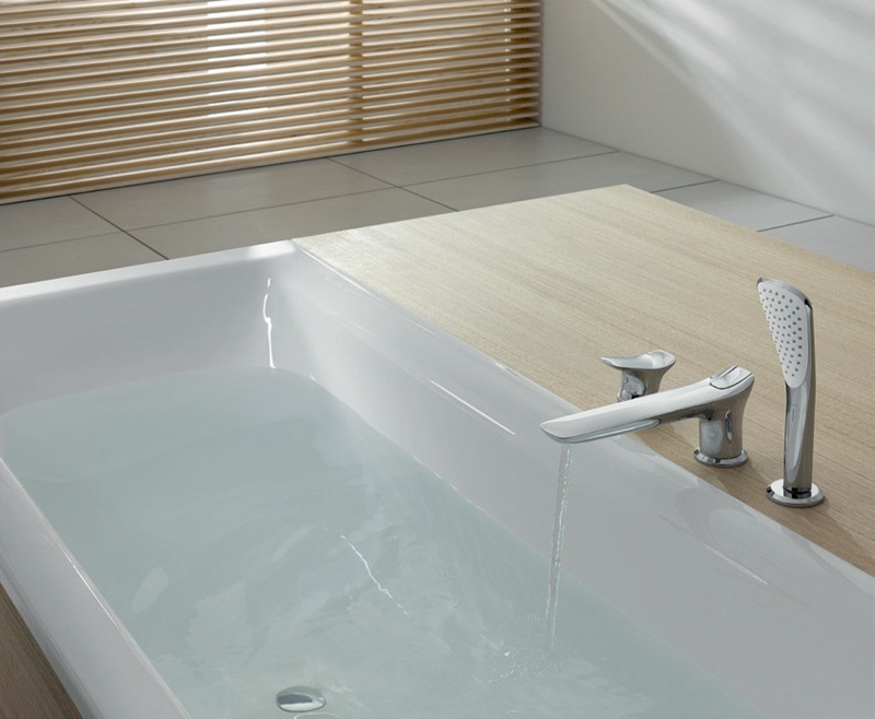 Смеситель на борт ванны хром Kludi Ambienta 534470575