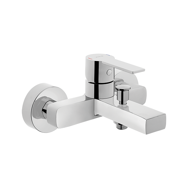Смеситель для ванны и душа хром Vitra Flo S A41937EXP